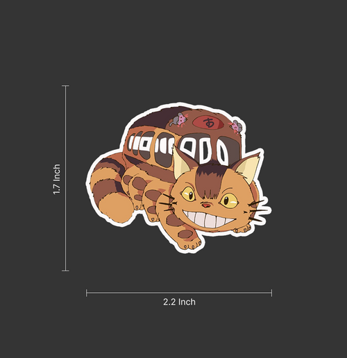 Sticker-Club-Ghibli Cat Bus Sticker