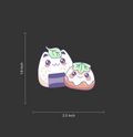 Sticker-Club-Kawaii Neko Buns Stickers