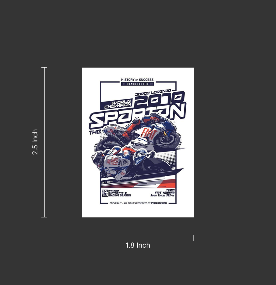 Sticker-Club-Moto GP 2010 sticker