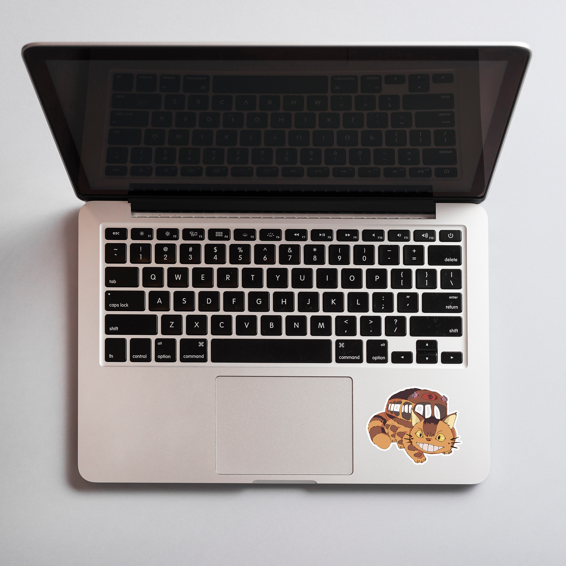 Sticker-Club-Open-laptop-Ghibli Cat Bus Sticker