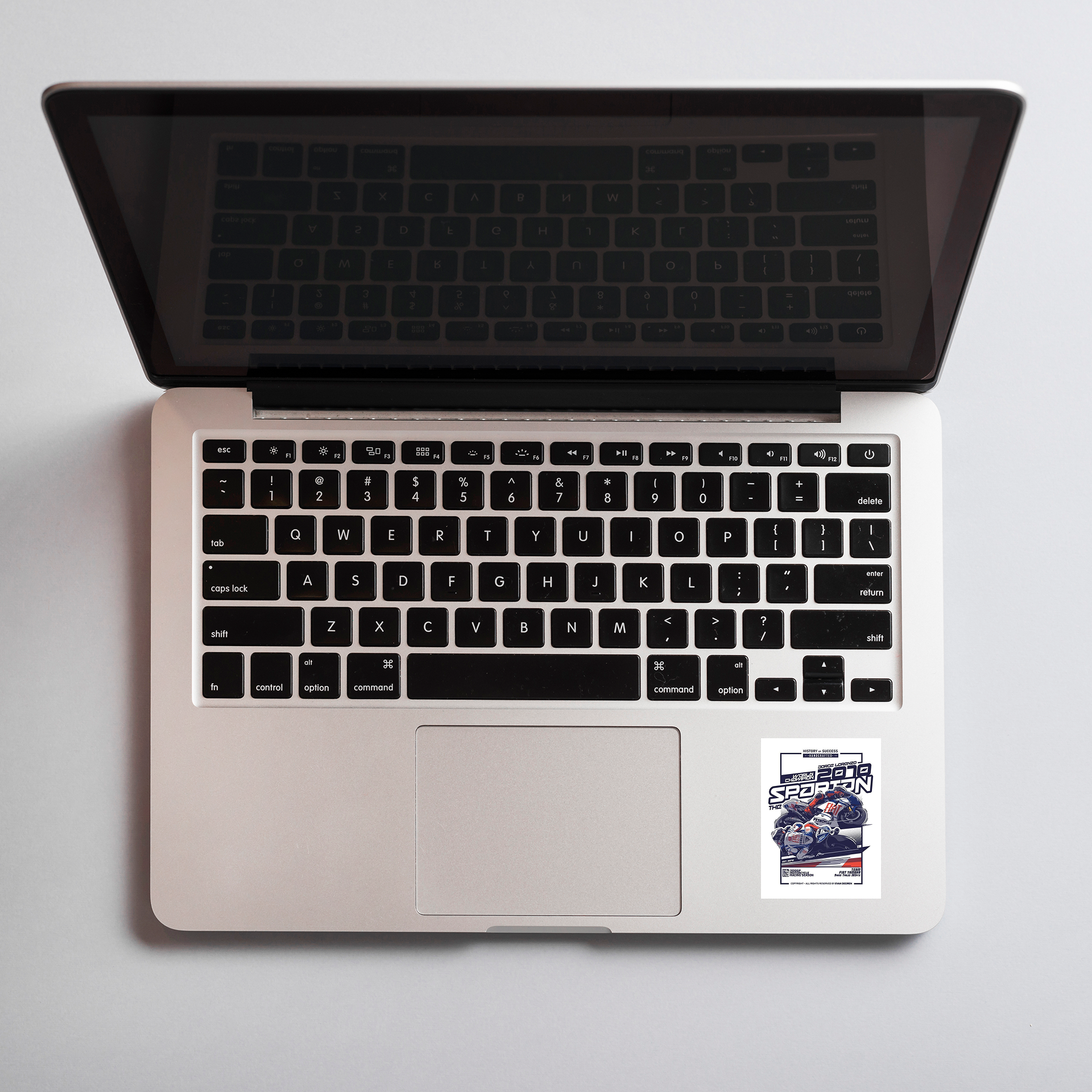 Sticker-Club-Open-laptop-Moto GP 2010 sticker